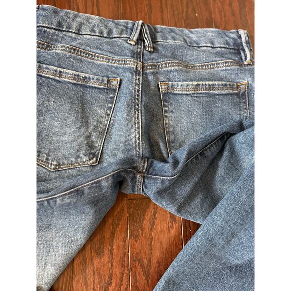 Good American good legs crop mini boot 30 in indigo - Picture 7 of 14